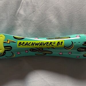 The Beachwaver Co. B1 Hair Tool - Aqua with Yellow and Pink Accents